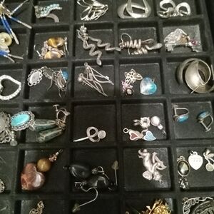 Jewelry Grab Bag Silver Gold Watches Necklaces Rings Broaches Bracelets Etc....